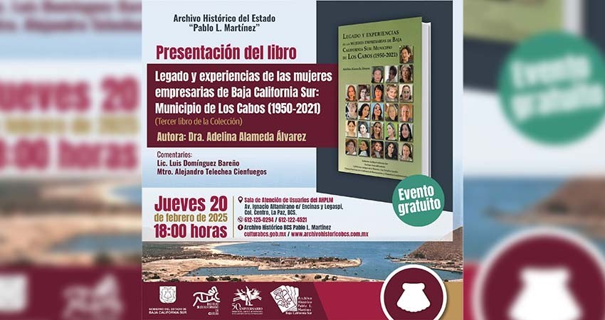 Presentarán en Los Cabos un libro sobre mujeres empresarias, legado y experiencias