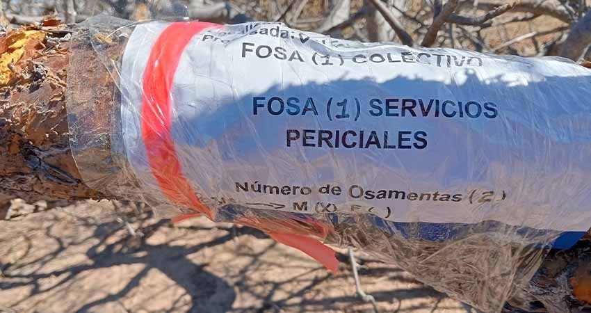 10 osamentas fueron localizadas en 8 fosas clandestinas en La Paz