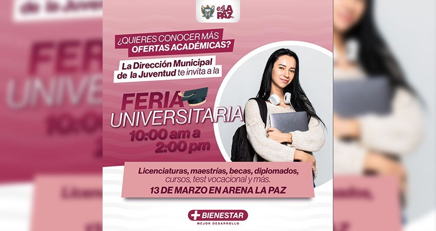 Invitan a jóvenes estudiantes a la Feria Universitaria en La Paz