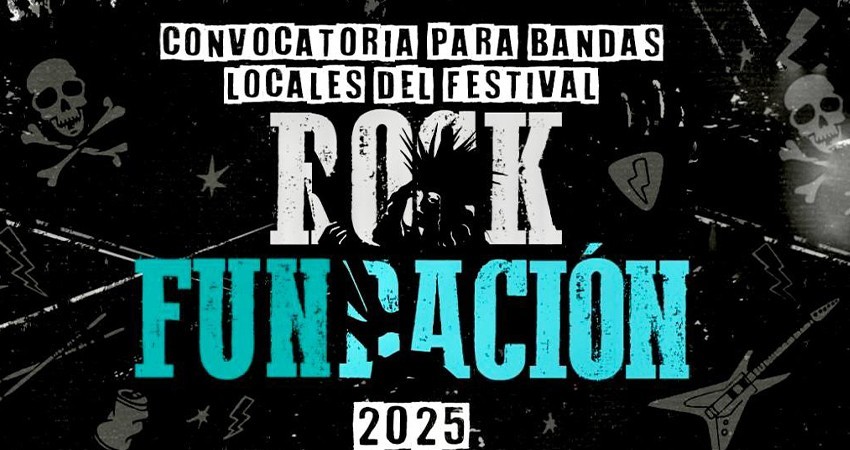 Lanzan convocatoria para participar en el Festival Rock Fundación 2025