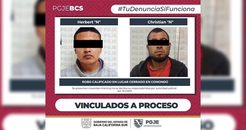Por robo a lugar cerrado vinculan a proceso a imputados