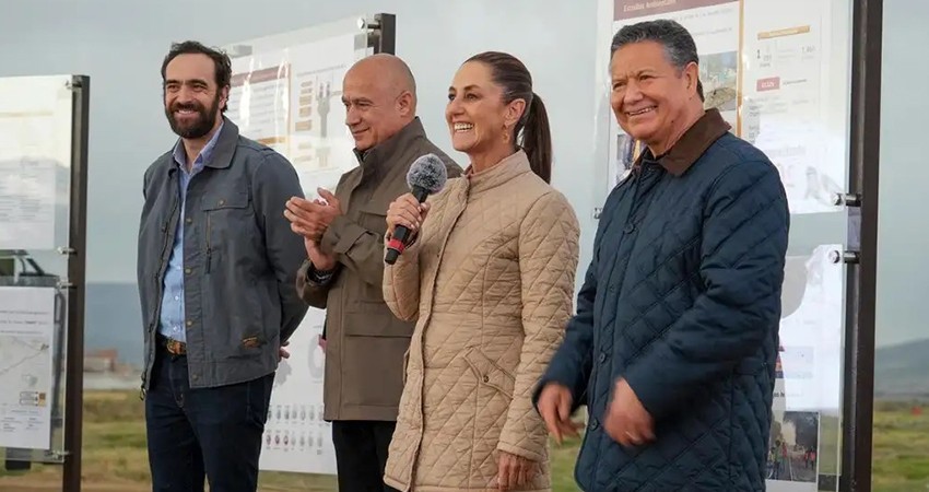 Sheinbaum encabeza el inicio de construcción del tren México-Pachuca