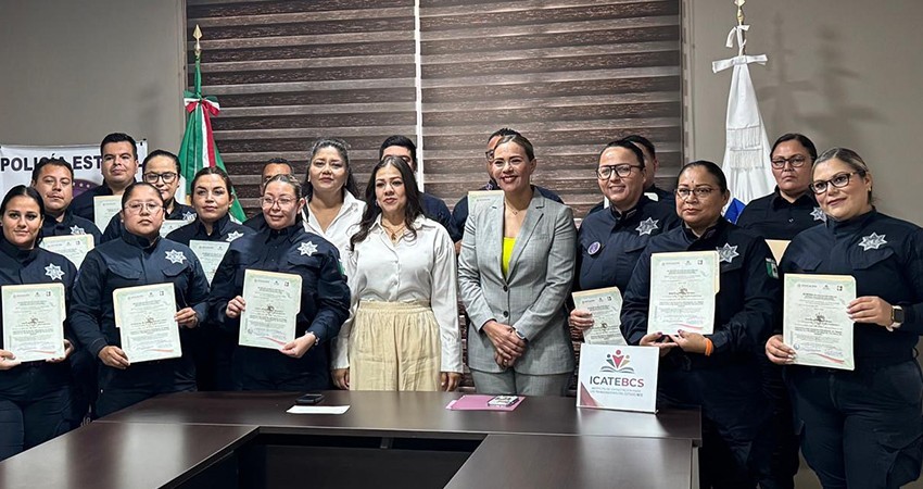 Finalizan Policías Estatales curso en materia de Violencia de Género
