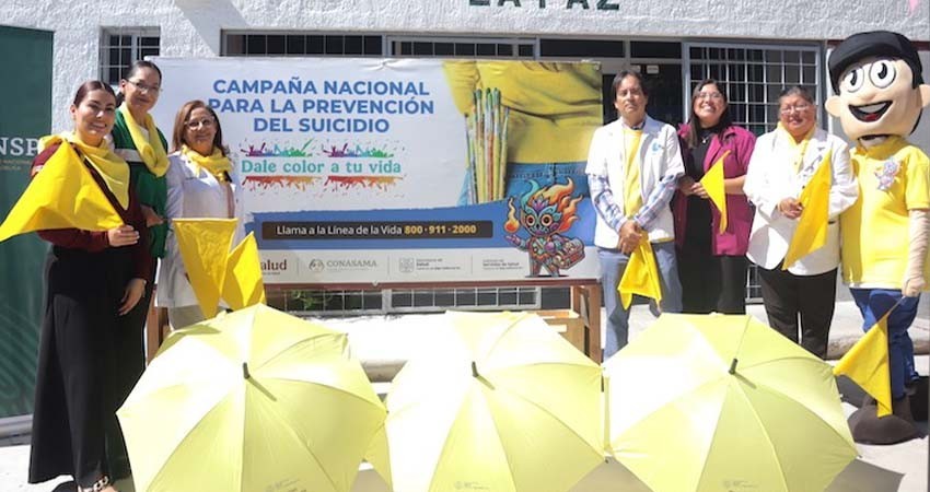 Participa BCS en la campaña sobre la prevención del suicidio “Dale color a tu vida”