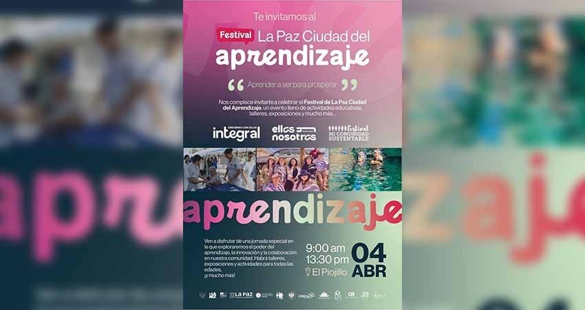 Invitan al Festival La Paz ciudad del aprendizaje