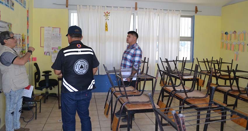 Protección Civil La Paz supervisa los refugios temporales ante la próxima temporada ciclónica