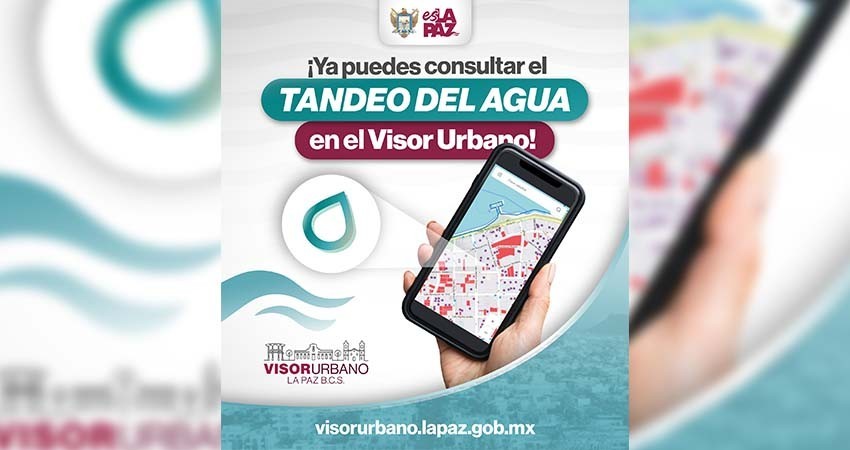A través de Visor Urbano La Paz ya se pueden consultar los días de tandeo de agua