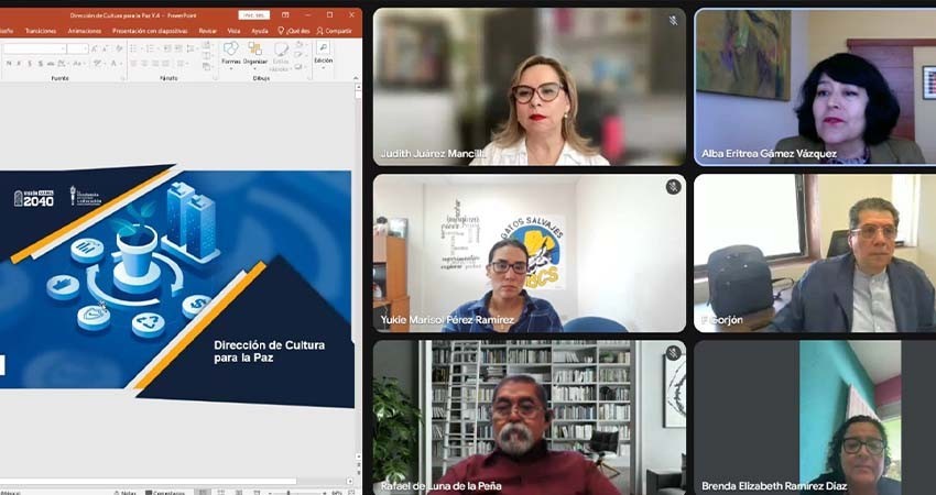 UABCS promueve cultura de paz en su comunidad académica y directiva con conferencia virtual del Dr. Francisco Javier Gorjón Gómez