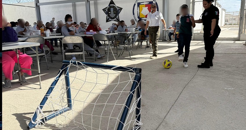 Promueven la unión familiar en el Centro Penitenciario de La Paz