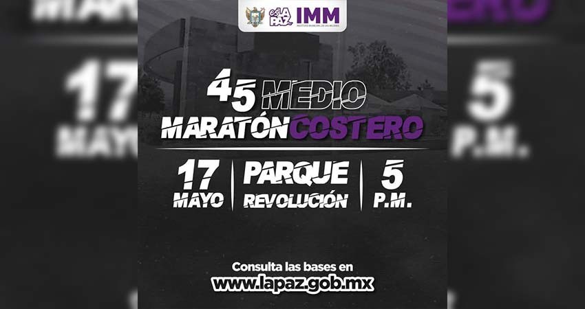 Continúan los descuentos para participar en el Medio Maratón Costero