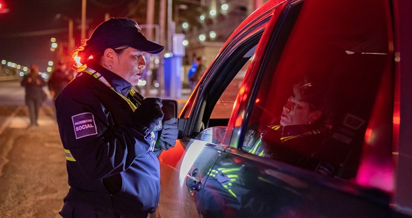 Aplican operativo de alcoholimetría en vialidades de La Paz con consecuencias para conductores bajo el influjo del alcohol