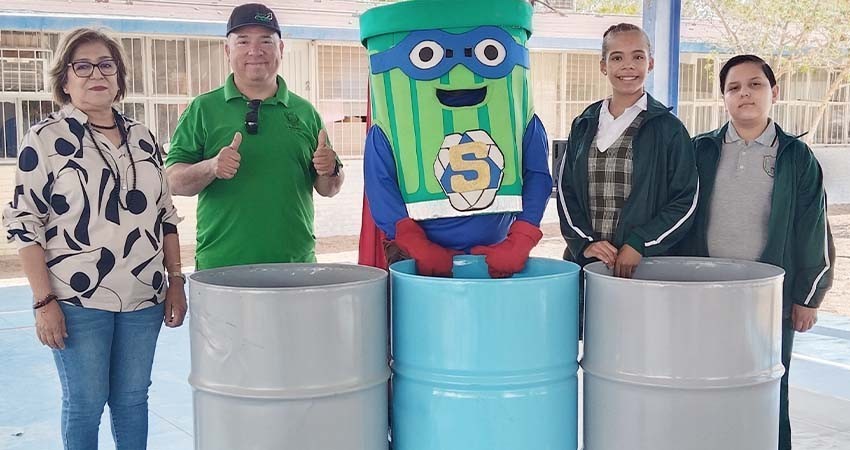 Imparten plática de reciclaje a alumnos de la Primaria “Rosario Castellanos”