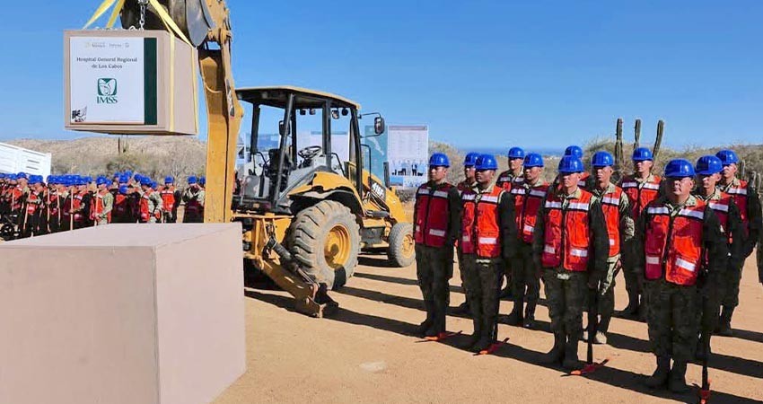 Presidenta Claudia Sheinbaum da banderazo de inicio a la construcción del Hospital General Re-gional del IMSS en Los Cabos