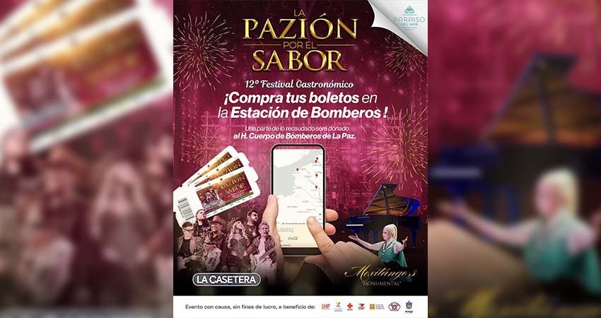 Invitan Bomberos al festival gastronómico “La Pazión por el Sabor”