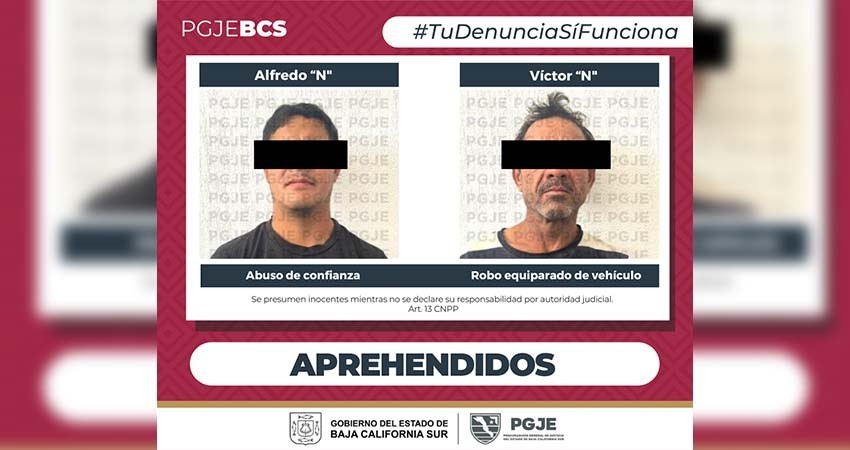 Agentes de investigación cumplimentan dos órdenes de aprehensión en Los Cabos