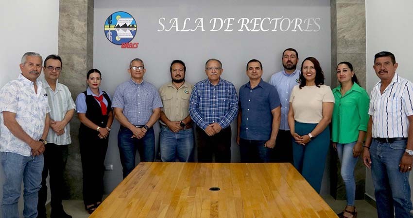 Autoridades universitarias sostienen primer encuentro con el nuevo Comité Ejecutivo del SU-TAUABCS 2025–2028
