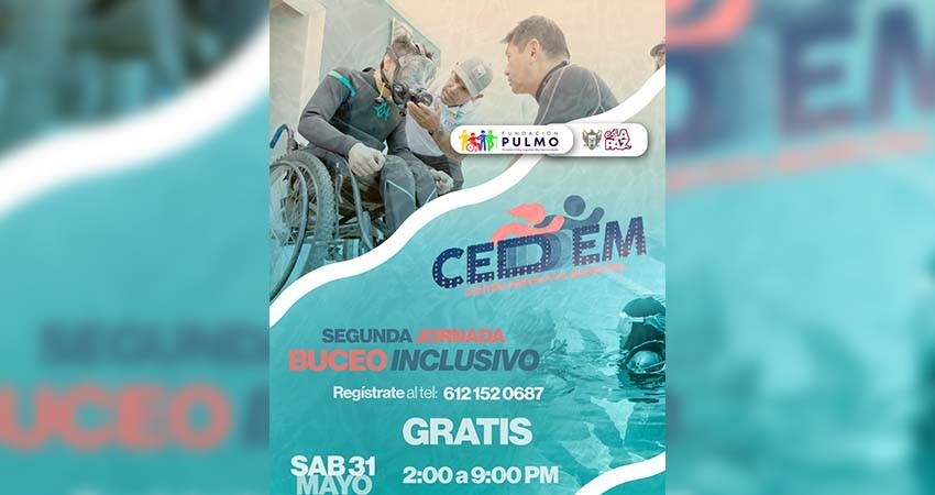 Invitan a participar en la 2da Jornada de Buceo Inclusivo dirigido a personas con discapacidad