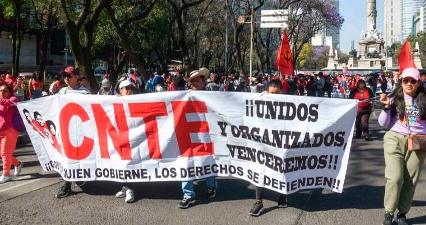 Paro de la CNTE pega a 9.8% de las escuelas del país