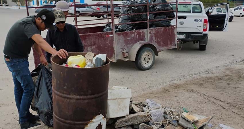 Recolectan más de 6 toneladas de residuos en playas, zona de arroyos y manglares