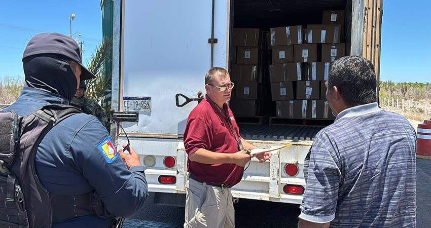 Refuerza el Gobierno de BCS operativos de verificación de vehículos y mercancías extranjeras