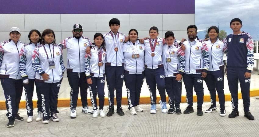 BCS suma 12 medallas y se ubica en el lugar 19 del medallero nacional