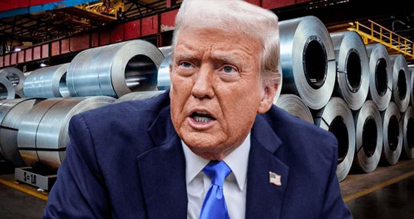 Trump eleva de 25 a 50% los aranceles al acero y el aluminio