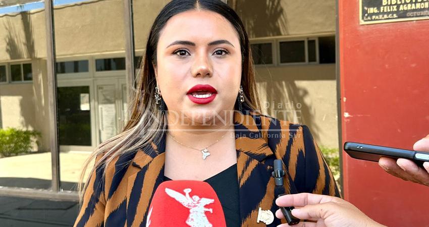 Presenta Guadalupe Vázquez iniciativa de desafuero para BCS