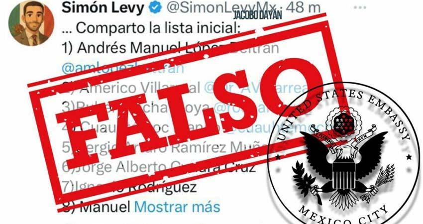 Embajada de EE.UU. desmiente lista de políticos con presuntas órdenes de aprehensión