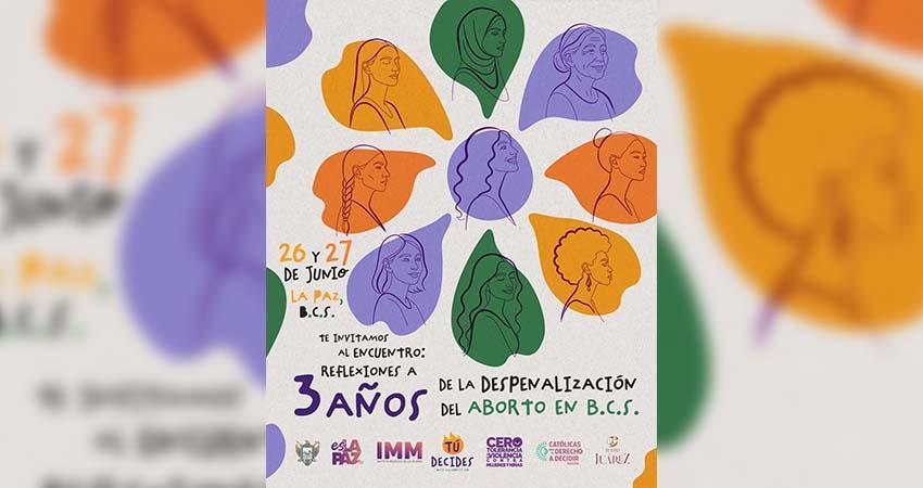 Realizará IMM La Paz, conversatorio y taller sobre despenalización del aborto en BCS