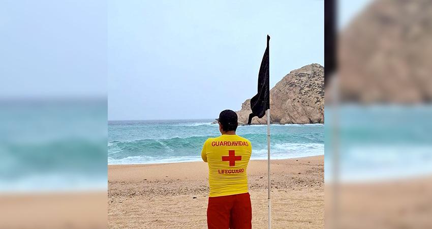 Reportan autoridades mar de fondo en Los Cabos; ya cobró una vida