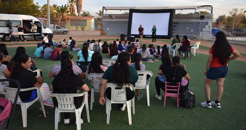 Proyectarán funciones gratuitas de cine en El Pescadero y Melitón Albáñez