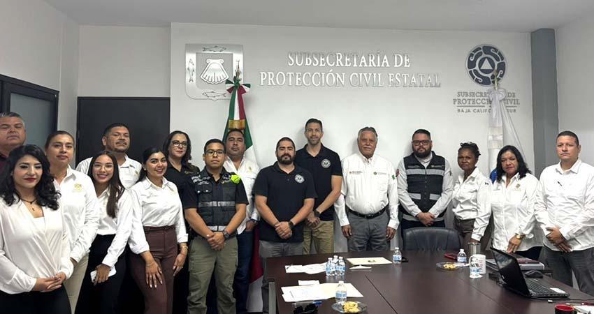 Se reúne el titular de Protección Civil Estatal con representantes consulares de Estados Unidos de América