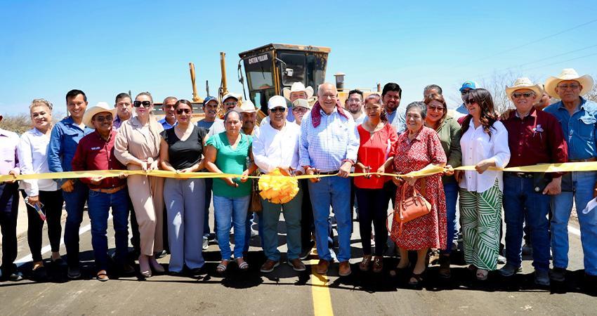 Entrega el Gobernador Castro Cosío infraestructura vial e hidráulica en Comondú