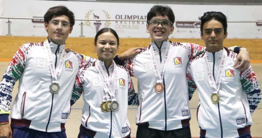 Más medallas de oro para BCS en ciclismo en la Olimpiada Nacional 2025