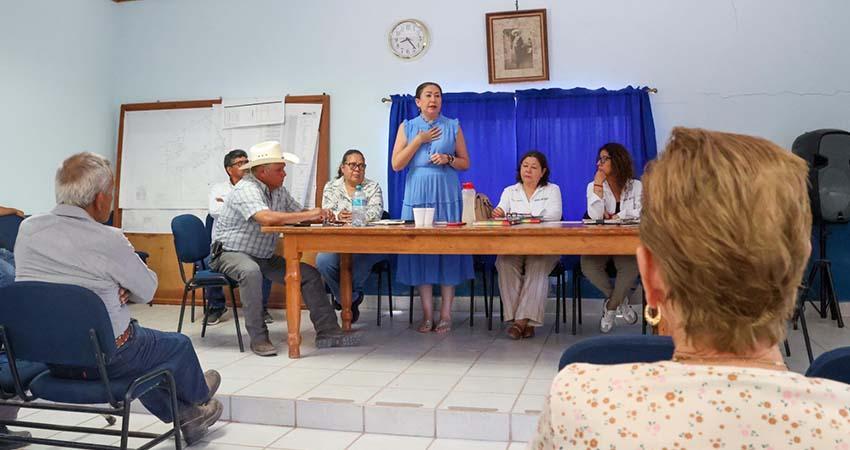 Edith Aguilar impulsa proyecto para mejorar sistema de agua potable en la Heroica Mulegé