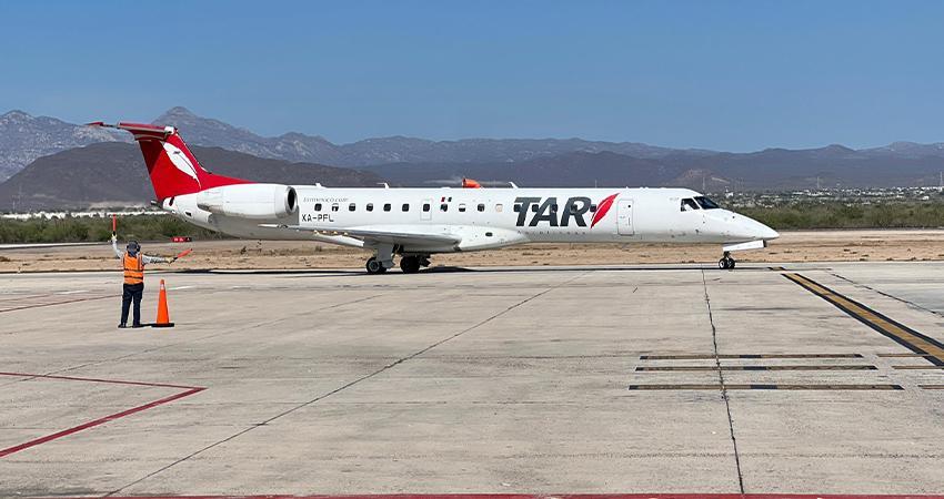 Por primera vez, La Paz se conecta vía aérea con Aguascalientes