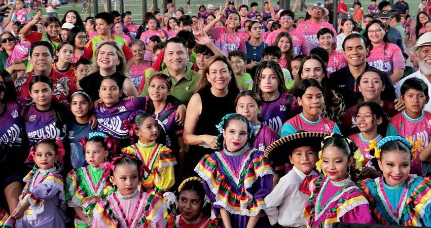 Clausuran cursos del programa Impulso 2025 con festival en la colonia Ayuntamiento