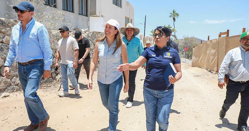 Reafirma Milena Quiroga su respaldo a El Pescadero con trabajo coordinado