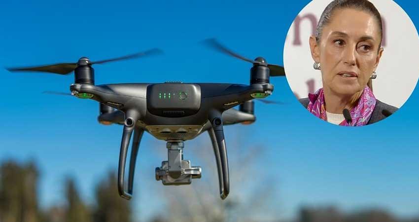 Sheinbaum afirma que no hay “preocupación adicional” por drones de cárteles en la frontera con EE.UU.