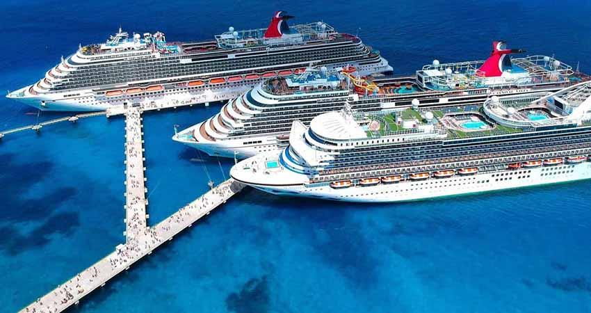 México recibió 5.6 millones de turistas en crucero en primer semestre de año