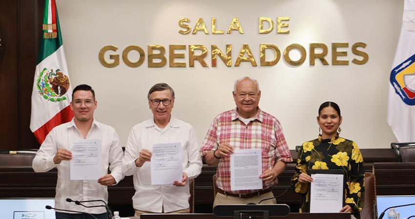 Firma Gobernador Castro Cosío convenio para garantizar el derecho agrario de las mujeres rurales en BCS