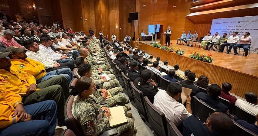 Capacitación y trabajo en equipo, fundamentales para la Protección Civil