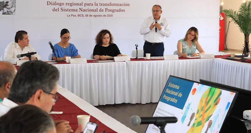 Celebran en la UABCS foro regional con miras a la transformación del Sistema Nacional de Posgrados