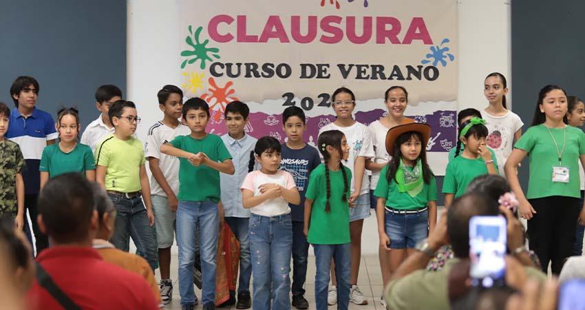Realizan clausura de cursos de verano en el Centro Municipal de las Artes