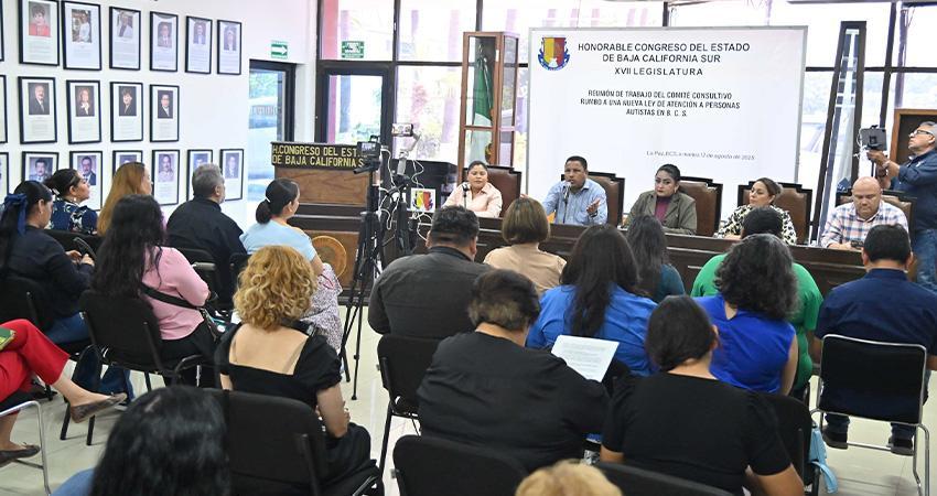 Presentan avances del protocolo de la consulta de la Ley de Atención a Personas del Espectro Autista de BCS