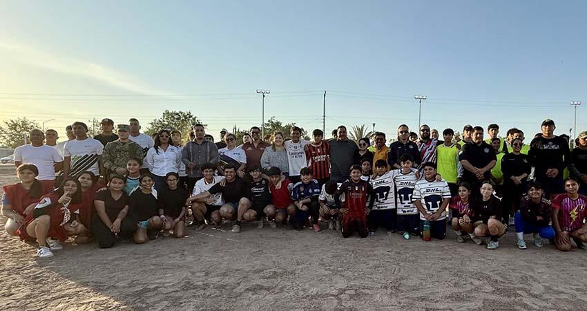 Promueve Mesa Estatal para la Construcción de la Paz y Seguridad, participación juvenil a través de jornadas deportivas en Comondú