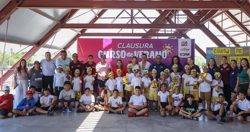 Clausura Milena Quiroga el primer Curso de Verano en el CDM “El Piojillo”