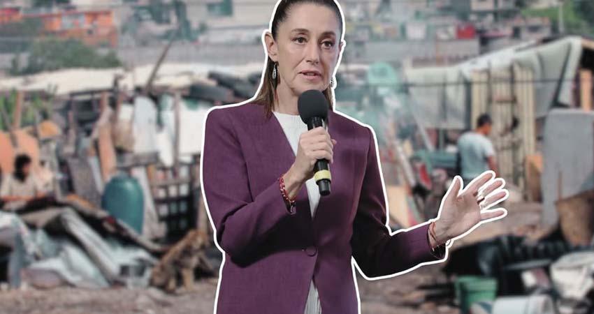 Celebra Sheinbaum que la pobreza en México es la más baja en 40 años