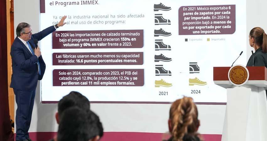 Cámaras del calzado celebran decreto que suspende importación temporal de zapato de China