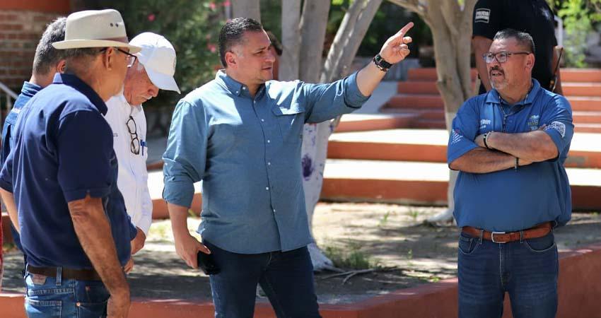 Brinda secretario General de Gobierno atención en territorio por lluvias en Mulegé